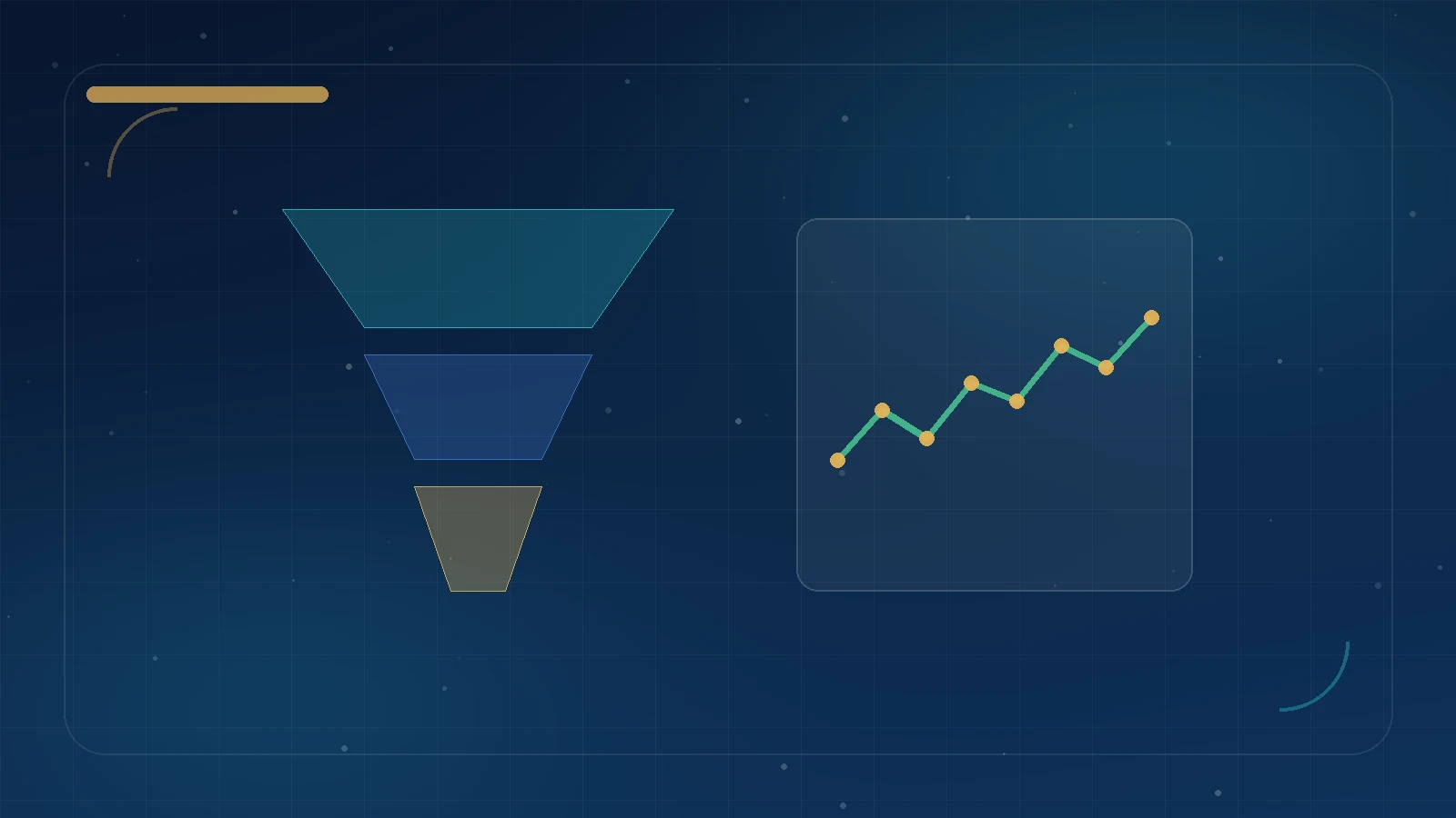 داشبورد بازاریابی دیجیتال با سنجش lead، conversion و عملکرد کانال‌ها